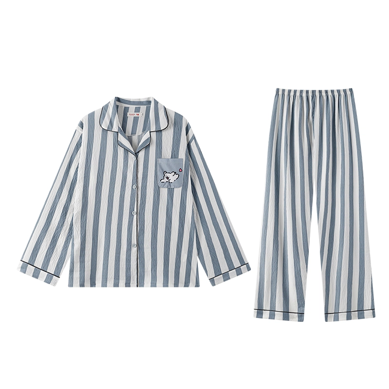 俏霓桐 大码简约耐看卡通家居服可外穿睡衣套装 男款 图片色