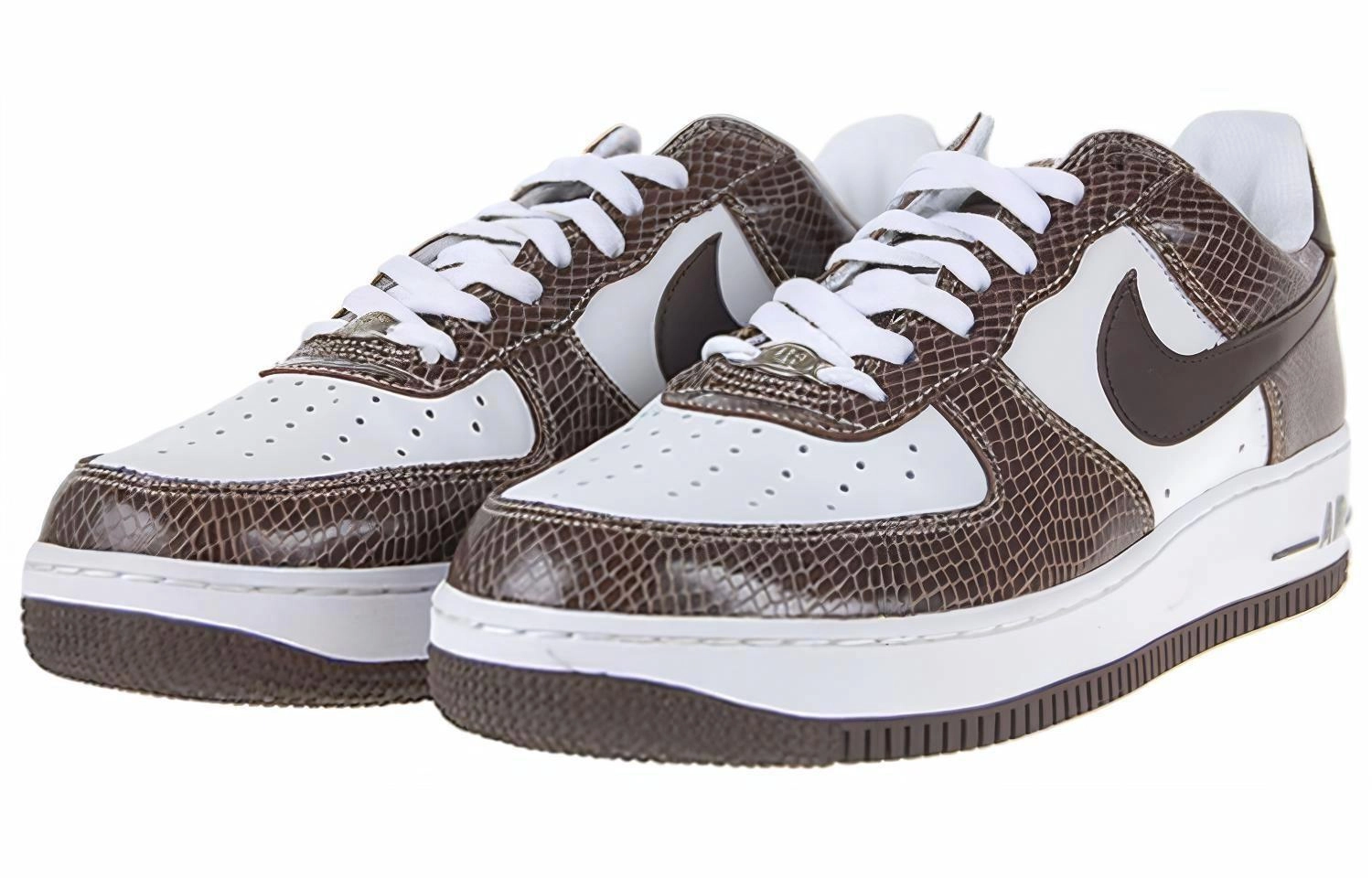 Nike Air Force 1 Snakeskin Baroque Brown