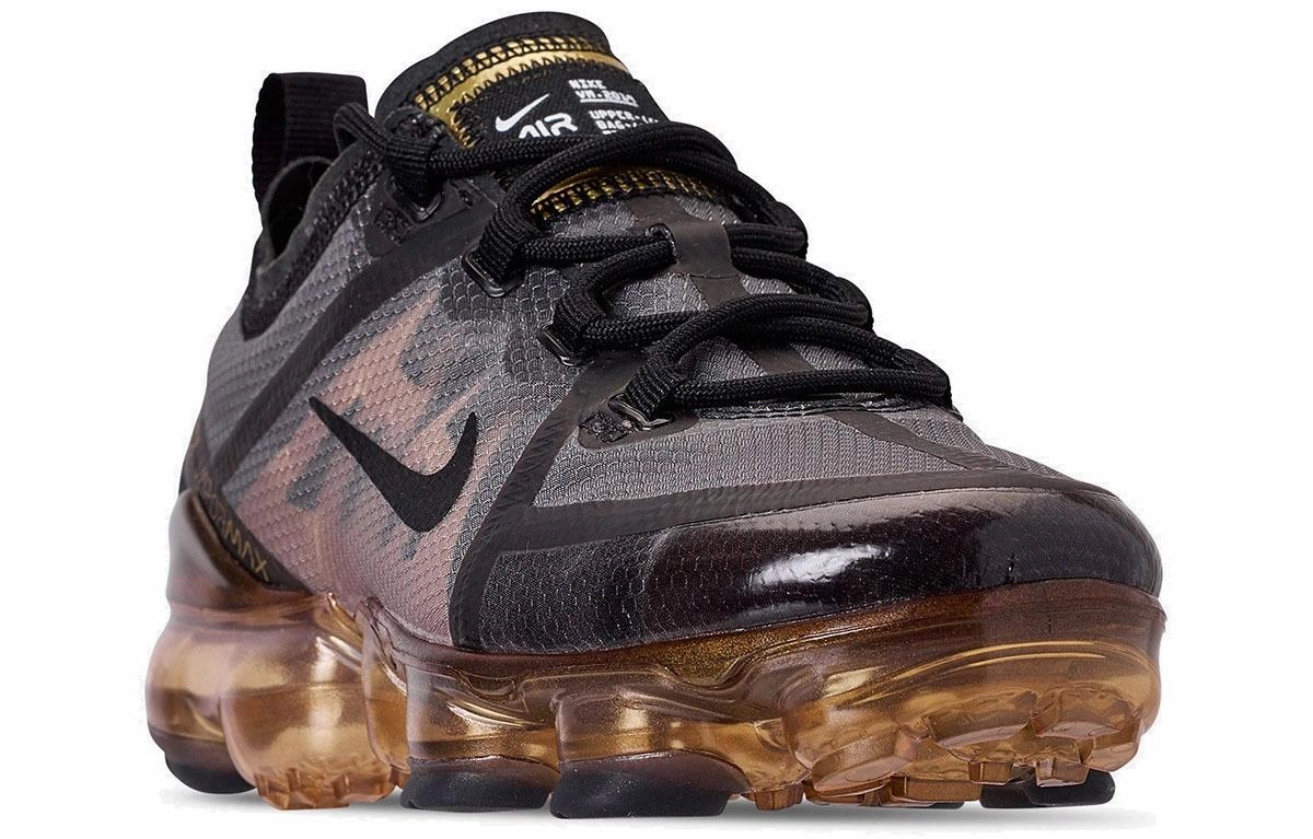 Nike VaporMax 2019 Black Metallic Gold