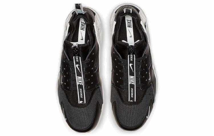 Nike Huarache Run Zip Black White