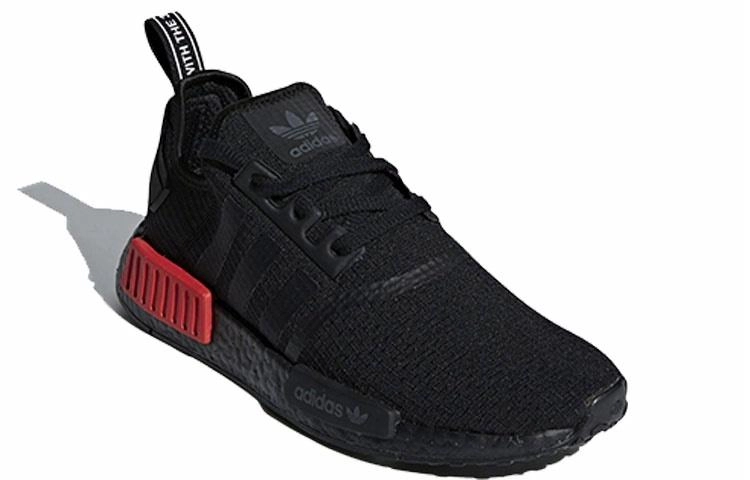adidas originals NMD_R1 Core Black Lush Red