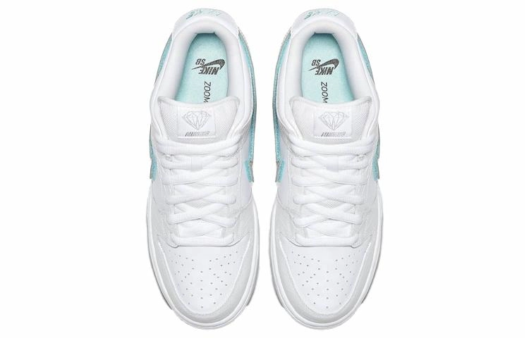 Nike Dunk SB white diamond