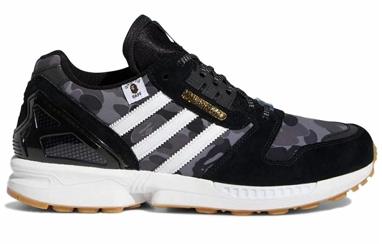 Bape x UNDEFEATED x adidas originals ZX 8000