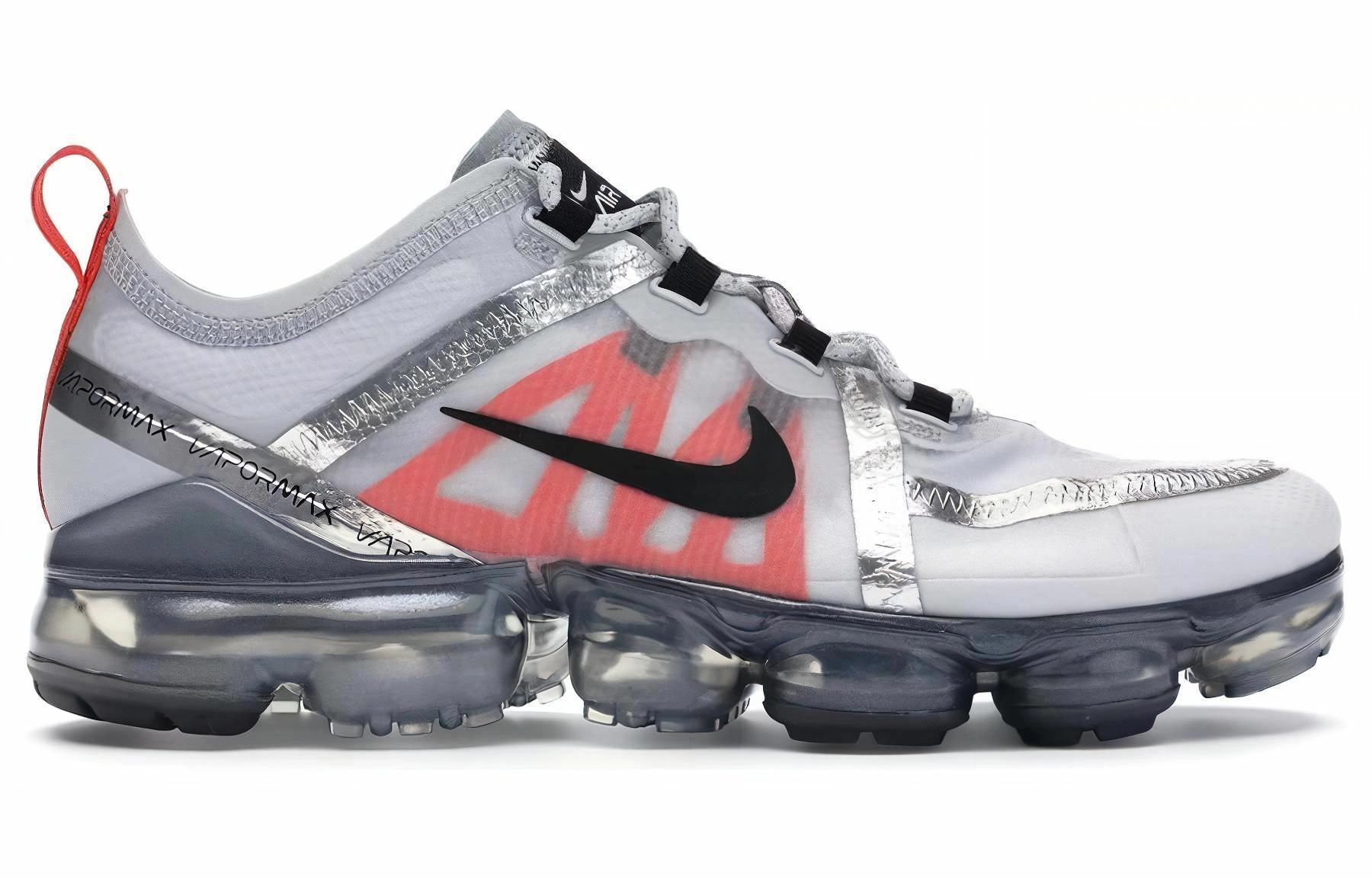 Nike VaporMax 2019 Air Pure Platinum Team Orange