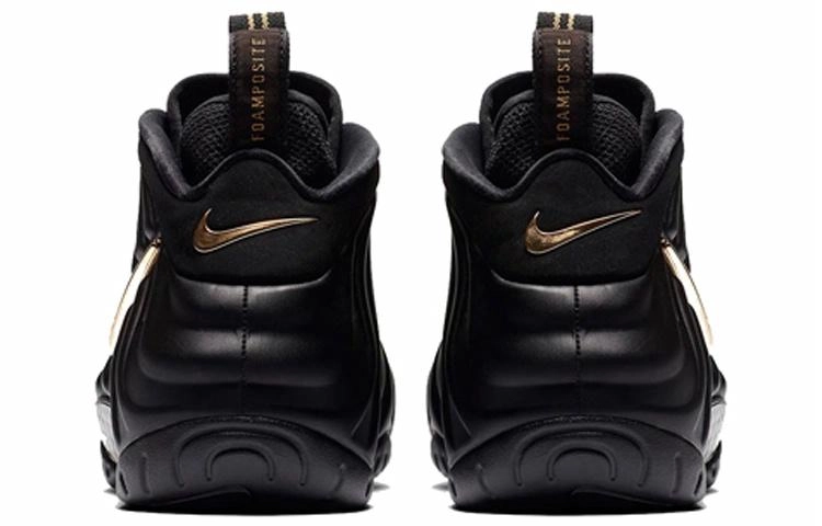 Nike Foamposite Pro black metallic gold