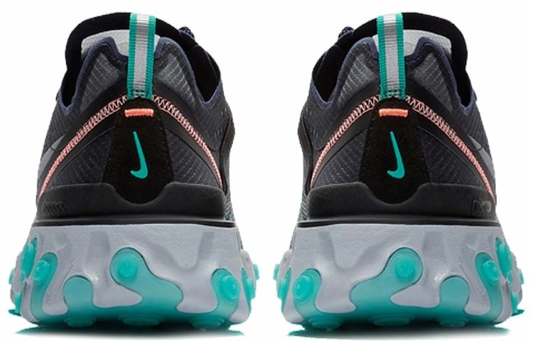 Nike React Element 87 Black Neptune Green