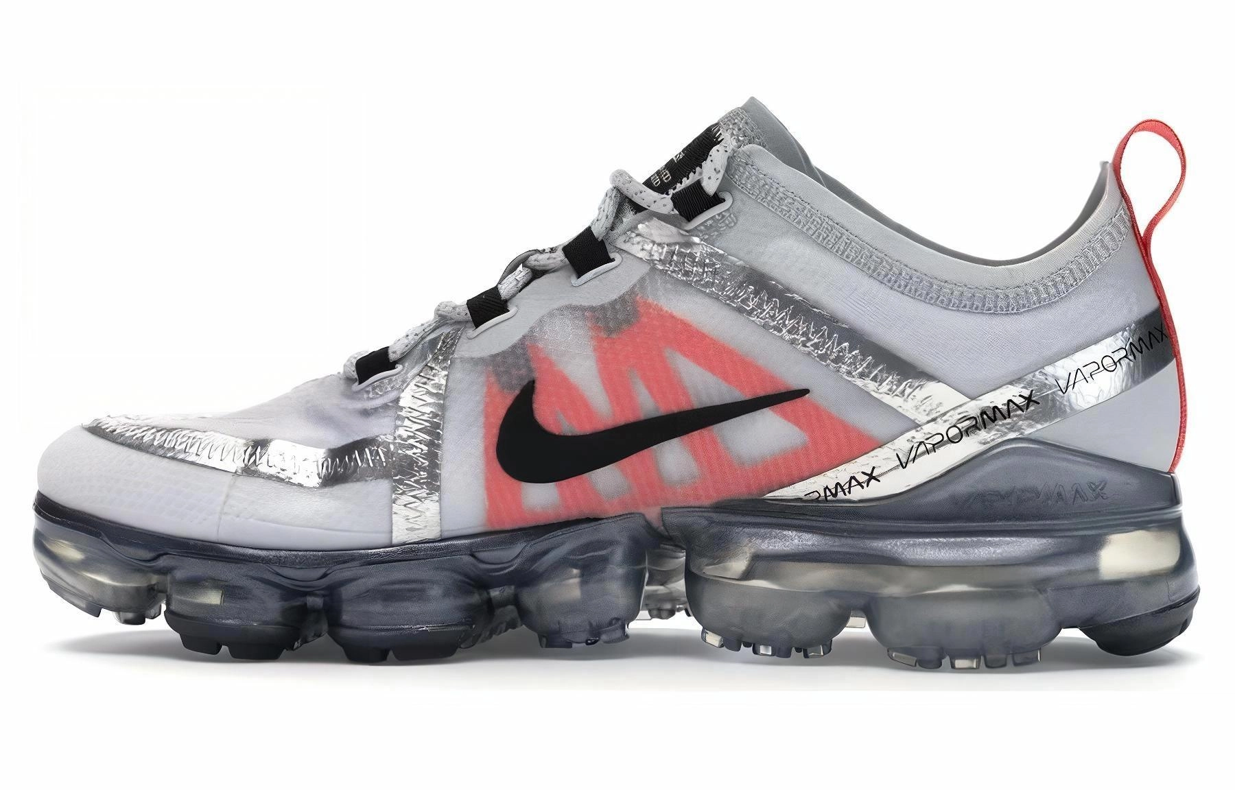 Nike VaporMax 2019 Air Pure Platinum Team Orange