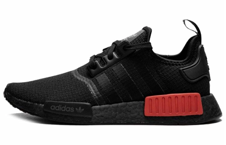 adidas originals NMD_R1 Core Black Lush Red