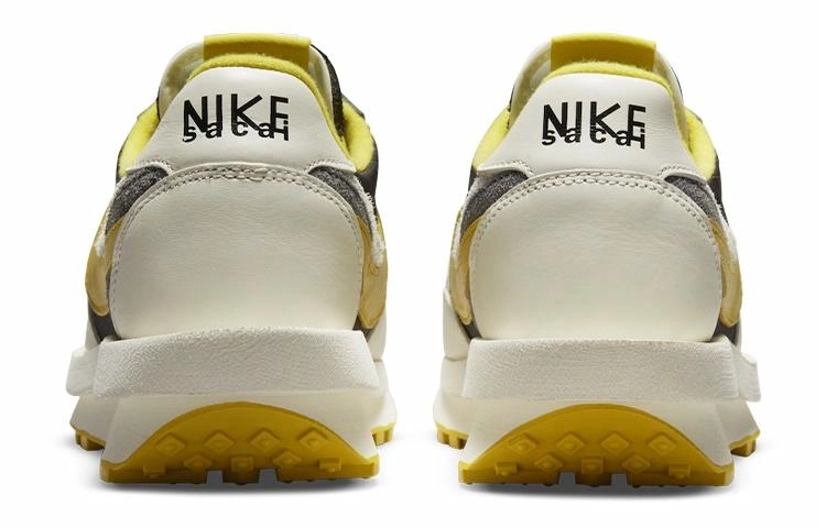 Sacai x UNDERCOVER x Nike LDWaffle black and bright citron