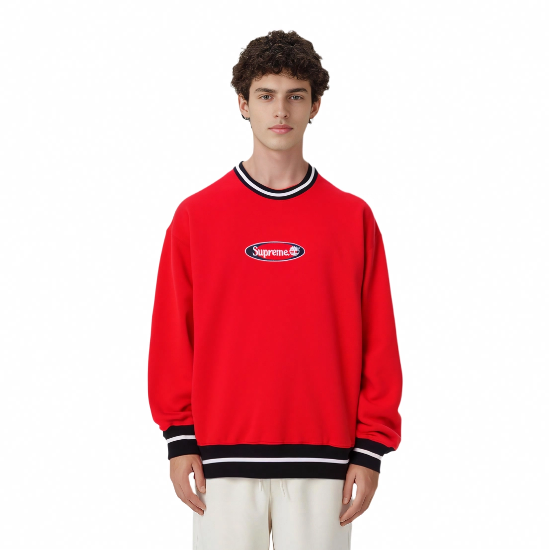 Supreme SS21 Week 12 x Timberland Crewneck Logo