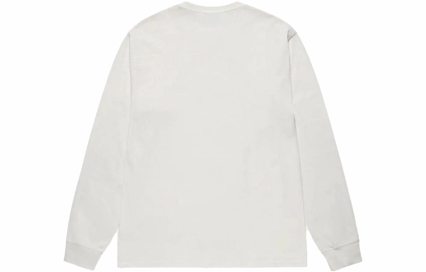 Stussy FW23 SMALL STOCK LS TEE PIGMENT DYED logoT