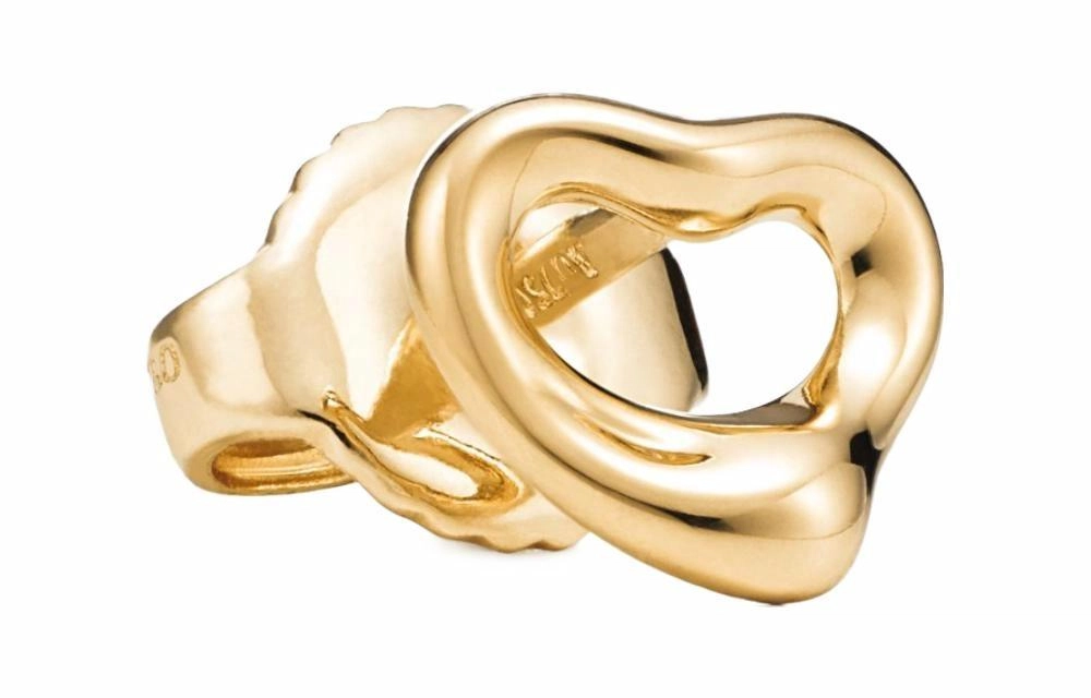 TIFFANY CO. Elsa Peretti Open Heart 18K