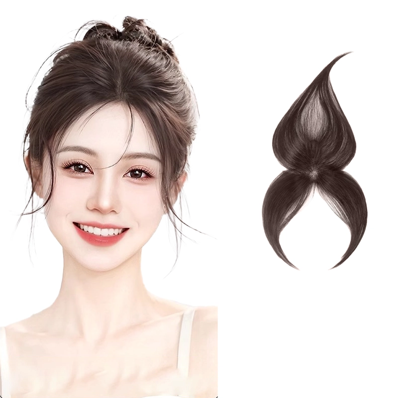 晚晚风 纯隐形胎毛刘海假发 轻薄无痕 自然色/摩卡棕