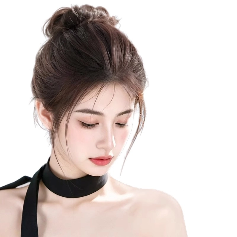 晚晚风 纯隐形胎毛刘海假发 轻薄无痕 自然色/摩卡棕