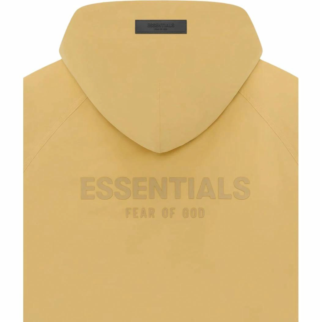Fear of God Essentials Drop2 SS23 Essentials Fullzip Jacket Light Tuscan Logo