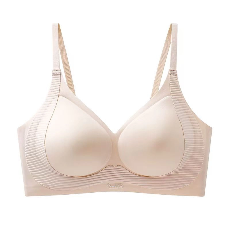 草本初色 薄款无痕聚拢小胸提拉防下垂固定杯调整型收副乳文胸 女款