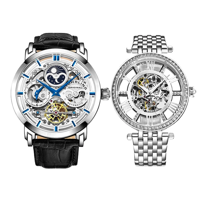 STUHRLING 46mm 50 371.01+3944.1