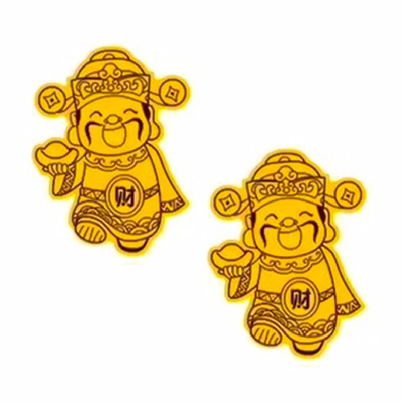 零界 最有钱的财神爷 金箔 挂件 男女同款情侣款
