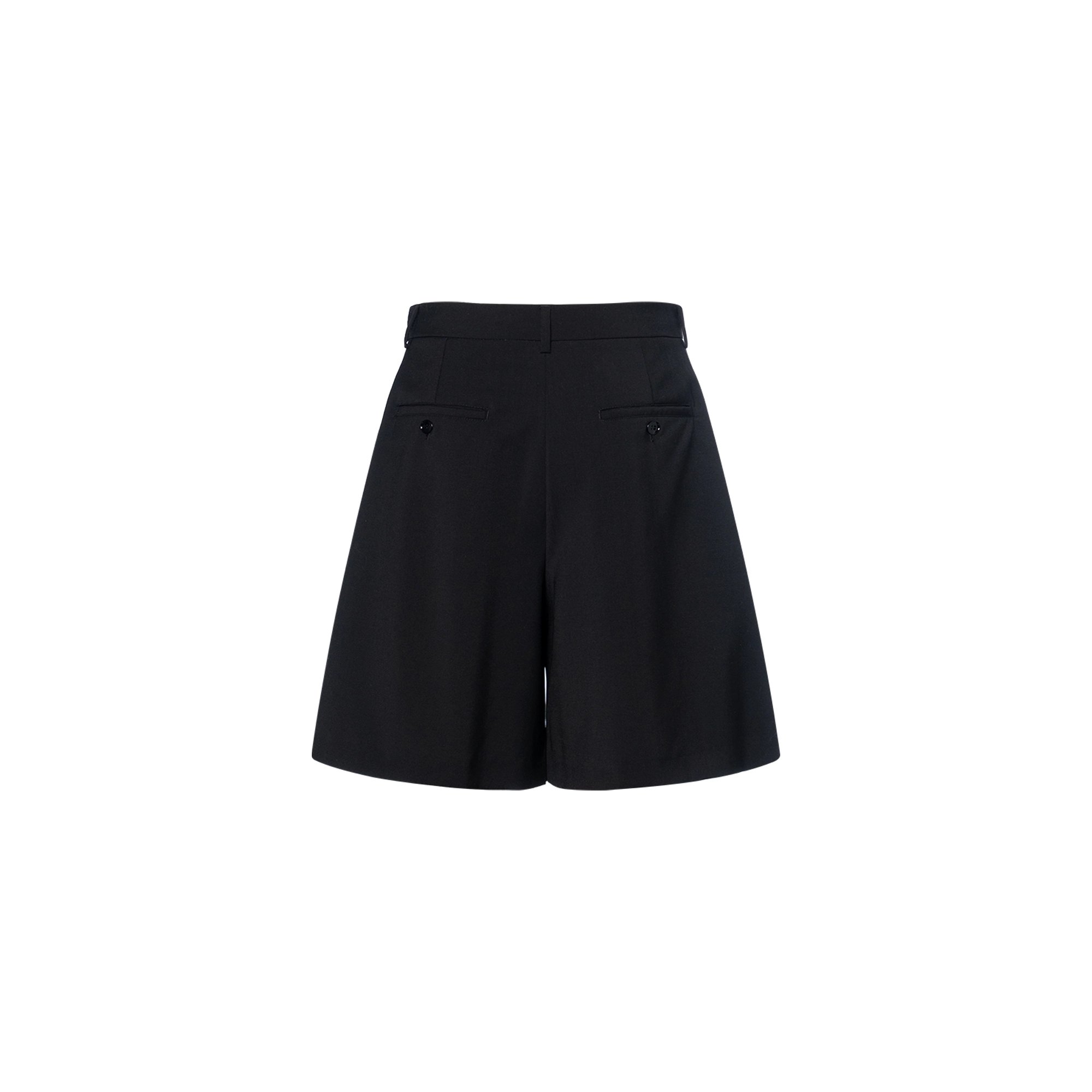 WEEKEND MaxMara Belbo Woollen Cloth Bermuda Shorts