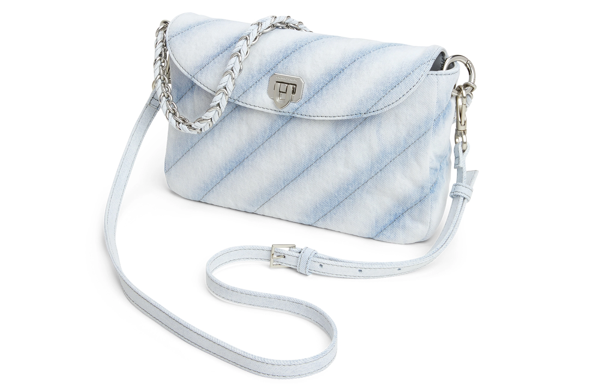 CHARLESKEITH ck PU Light Washed Denim