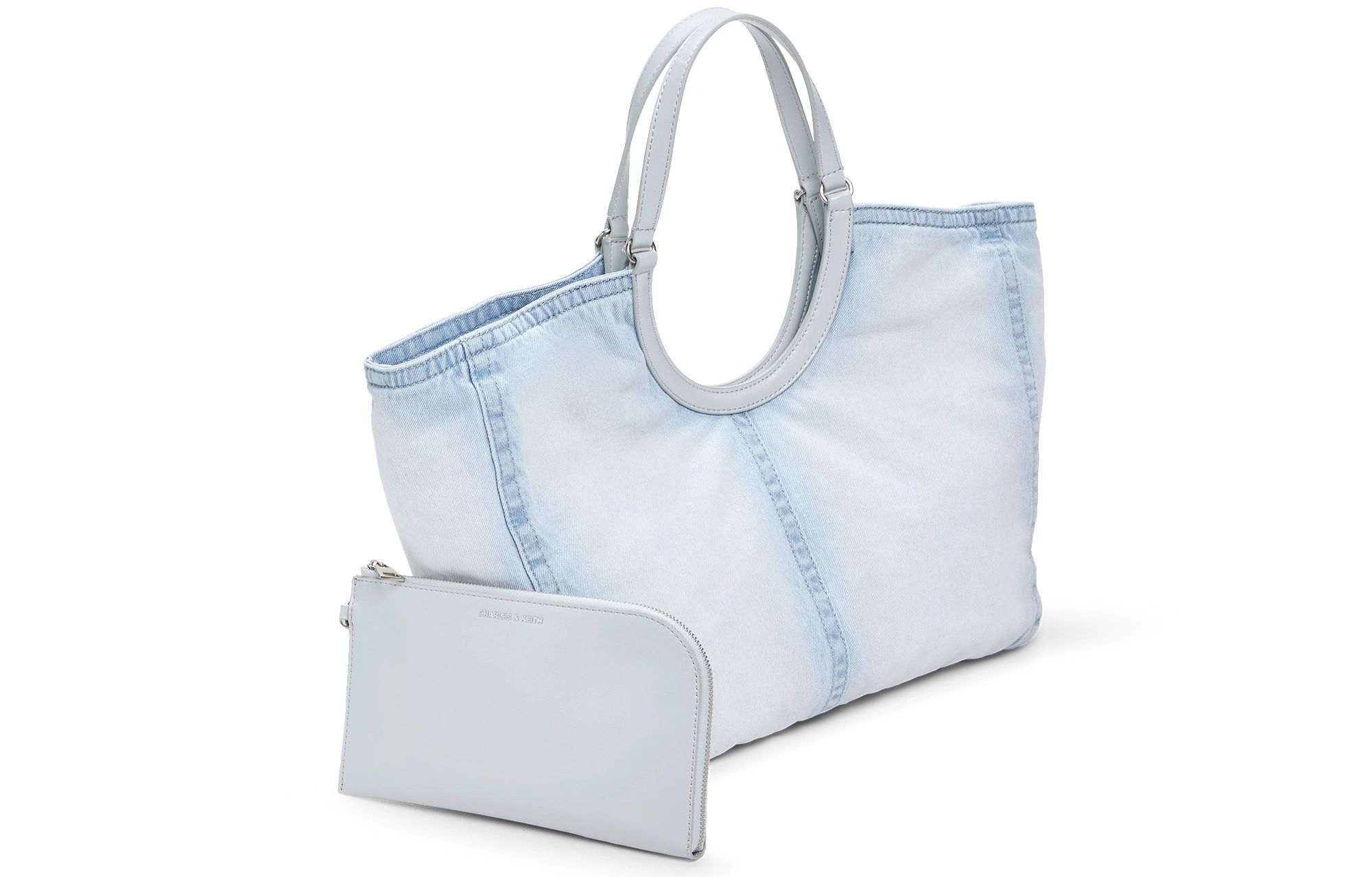 CHARLESKEITH ck PU Light Washed Denim