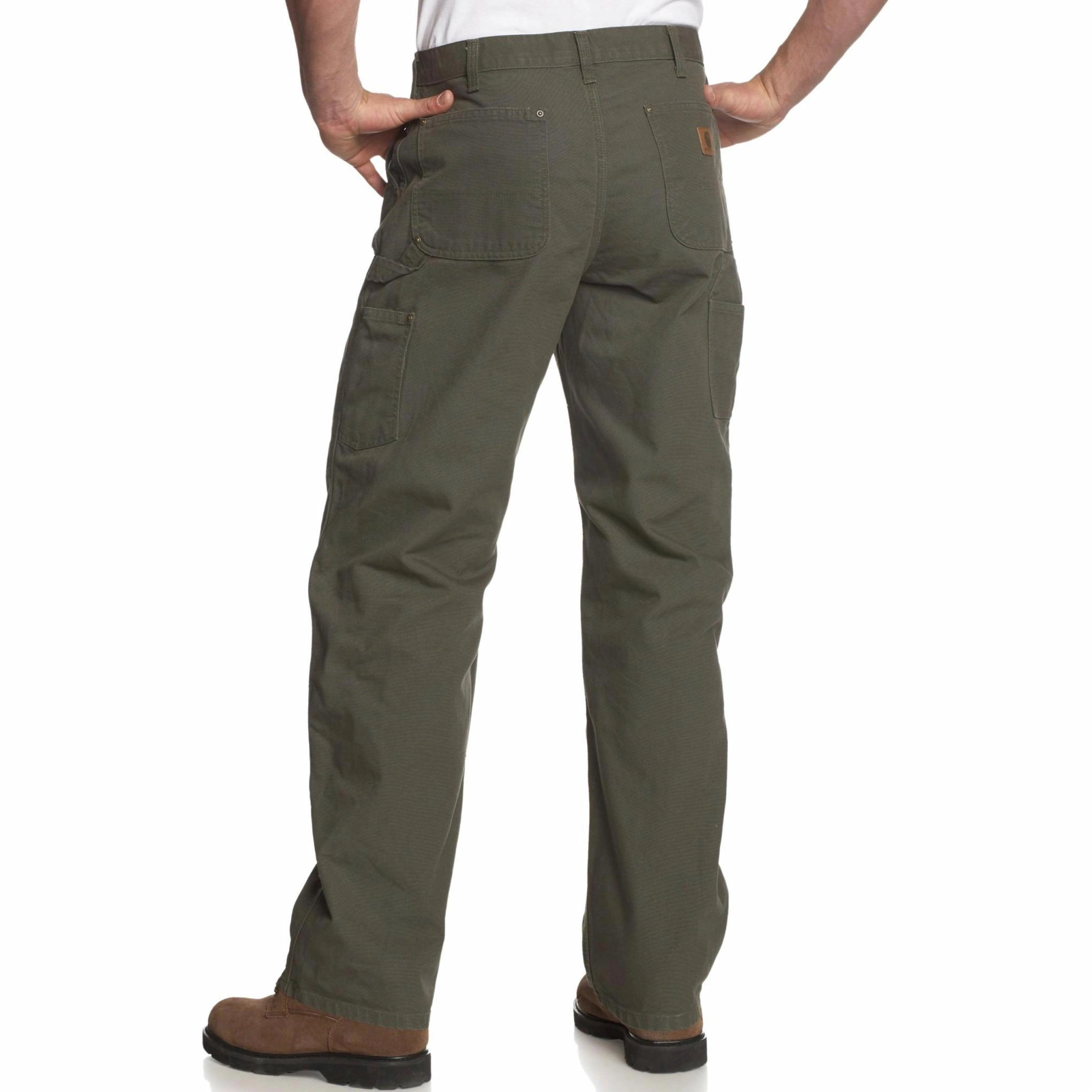 Carhartt B136 WASHED DUCK DOUBLE-FRONT UTILITY WORK PANT LOOSE FIT