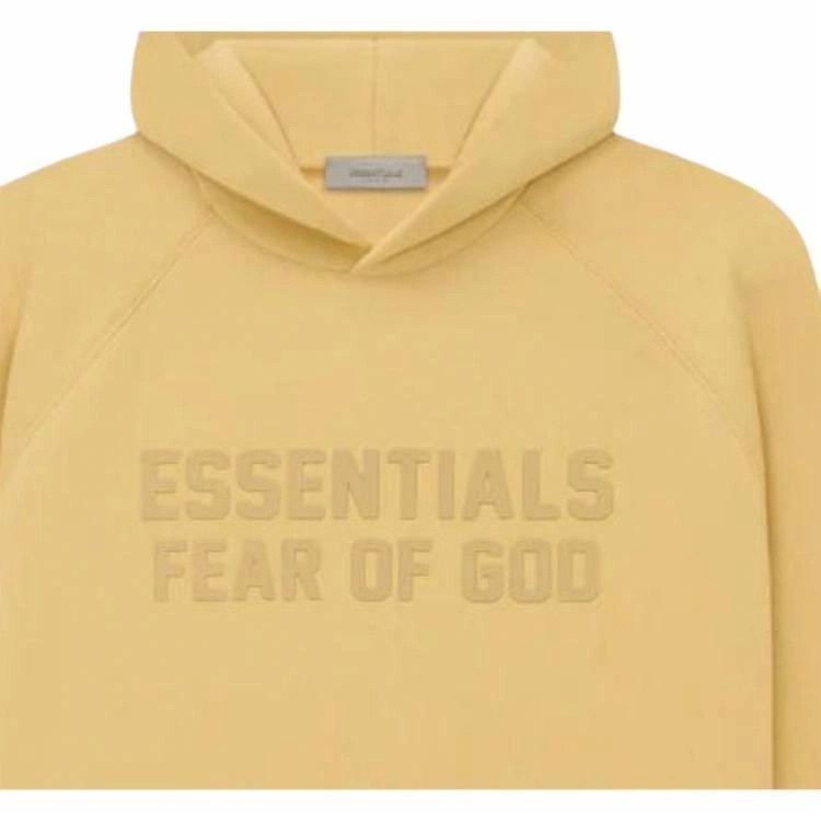 Fear of God Essentials SS23 Essentials Hoodie Light Tuscan Logo