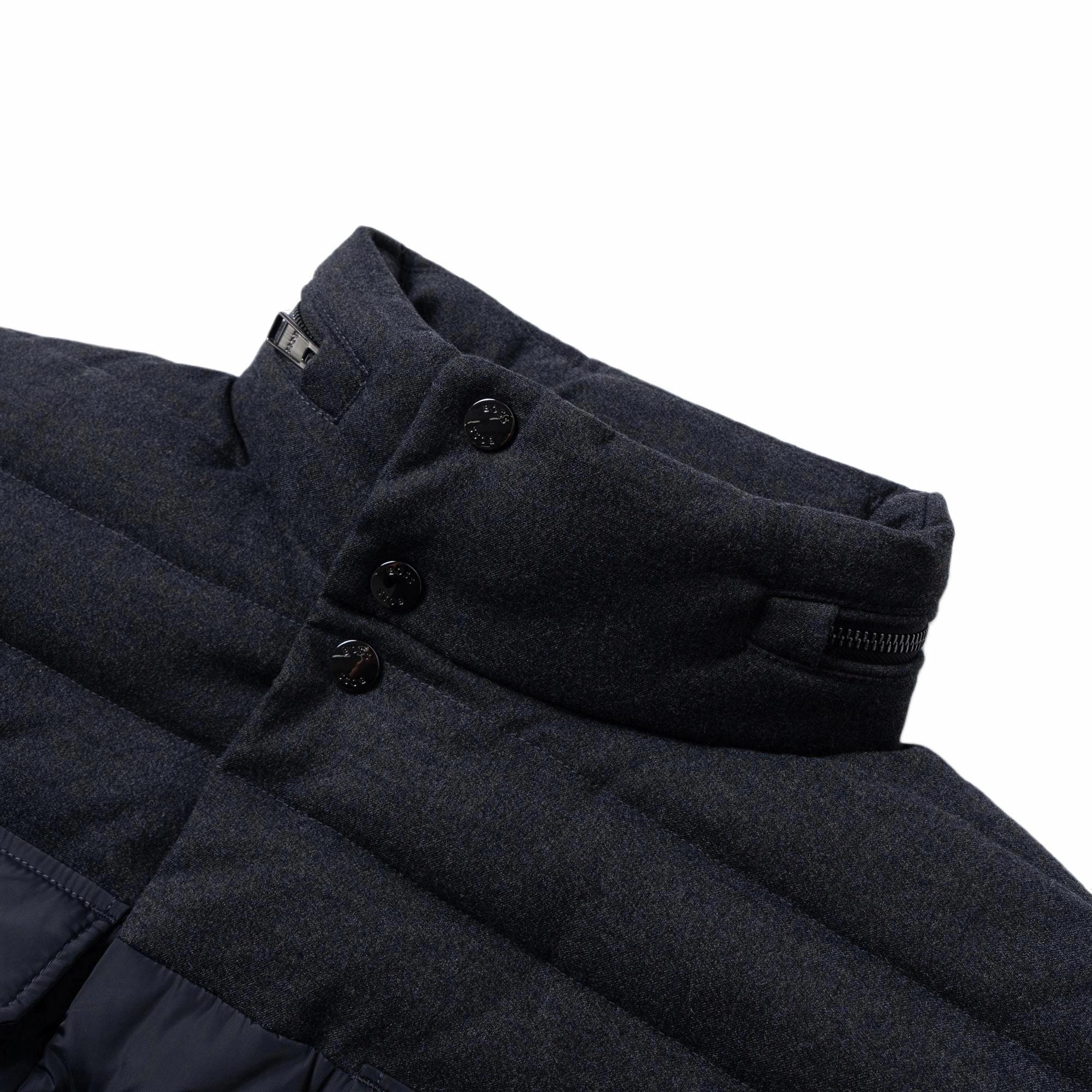 HUGO BOSS Water-Repellent Padded Jacket In Mixed Materials