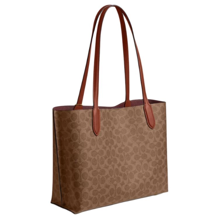 COACH Willow 34 Logo Tote
