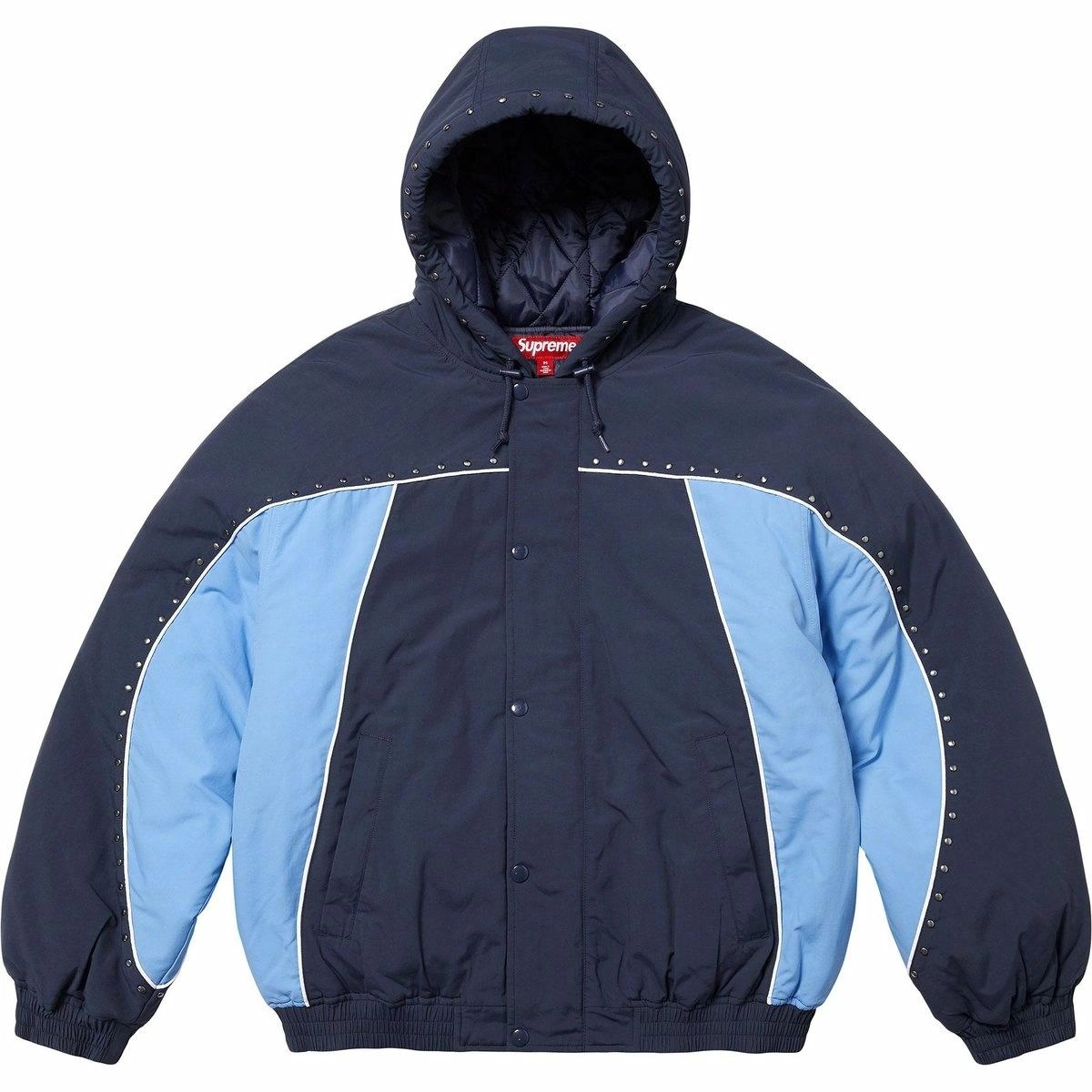 Supreme SS25 Studded Stadium Jacket logo