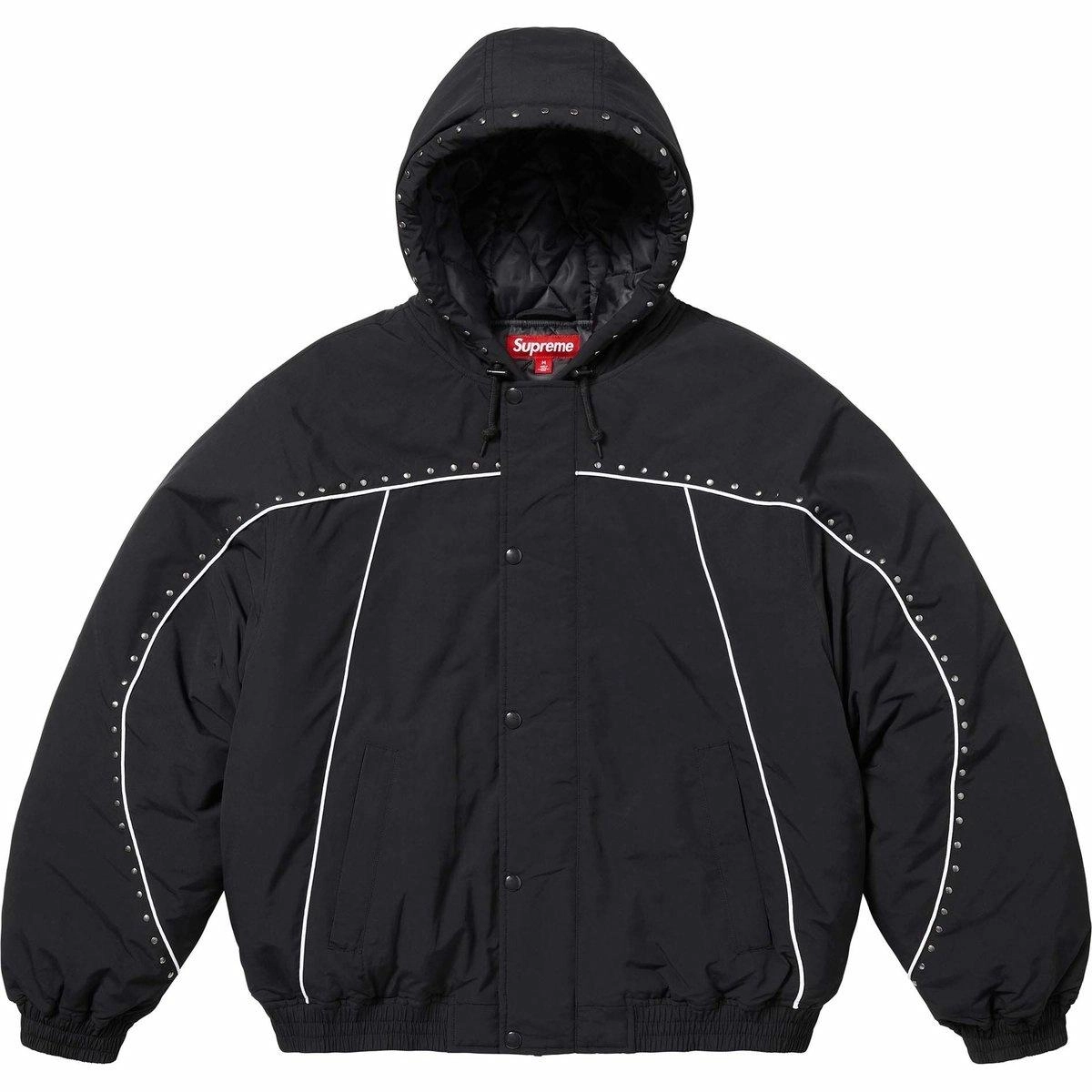 Supreme SS25 Studded Stadium Jacket logo