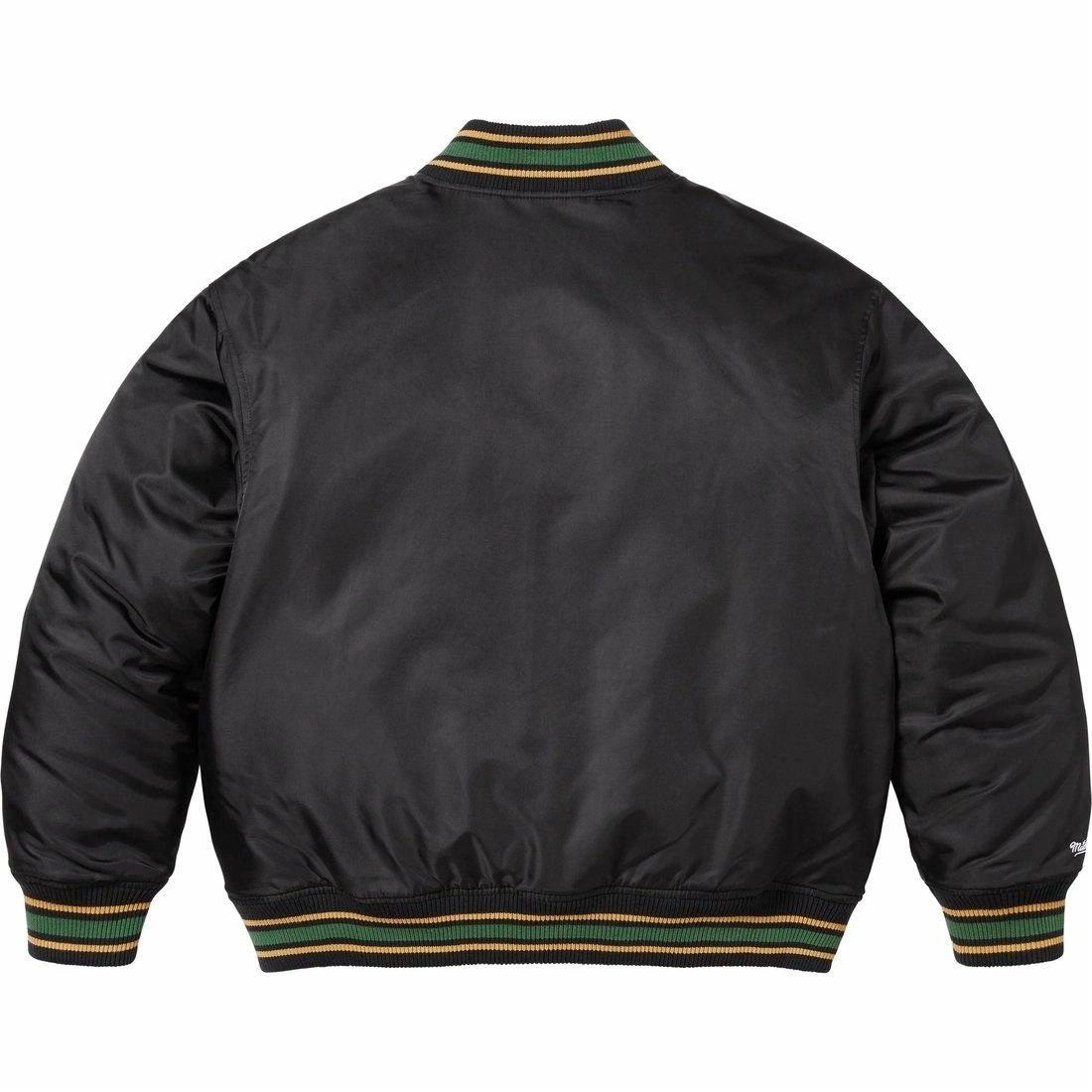 Supreme x Mitchell Ness SS25 WEEK1 Camo Logo Varsity Jacket