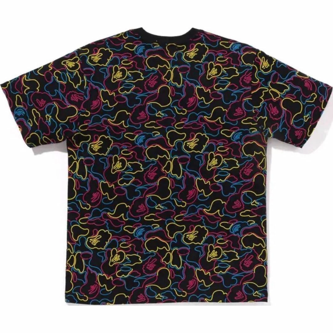 BAPE SS25 NEON CAMO T