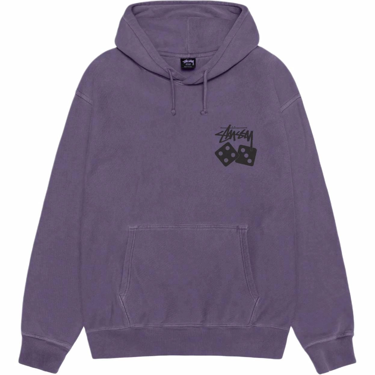 Stussy SS25 DICE HOODIE PIGMENT DYED