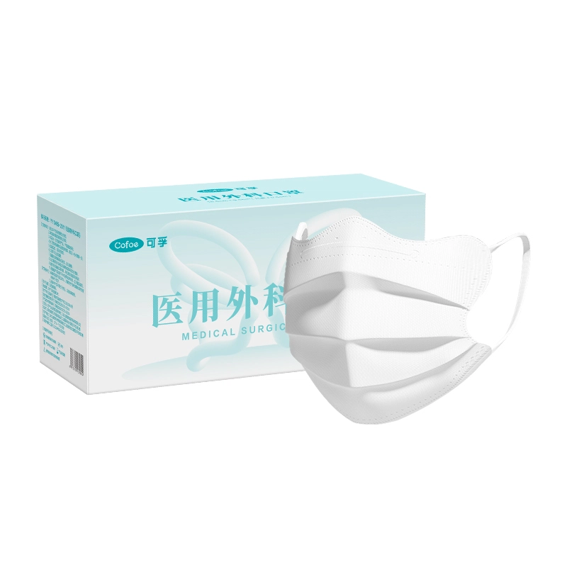 可孚 蝶形防护口罩 一次性医单独包装 成人薄款医用外科