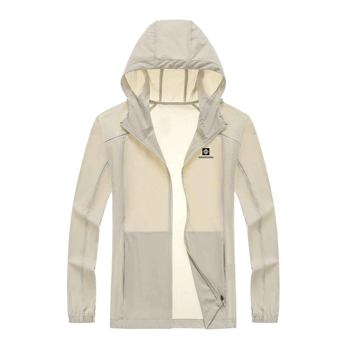 SNOW FLYING upf50+logo