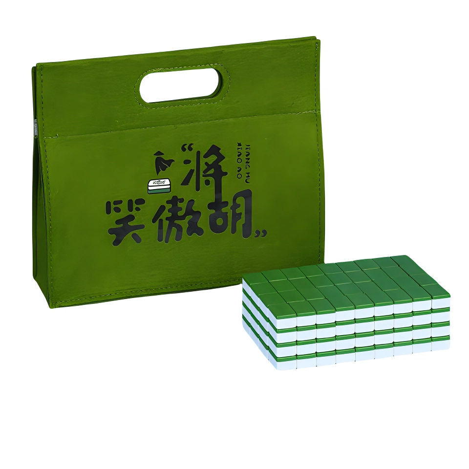 乐智由我 户外便携旅行家用手搓麻将迷你 桌游
