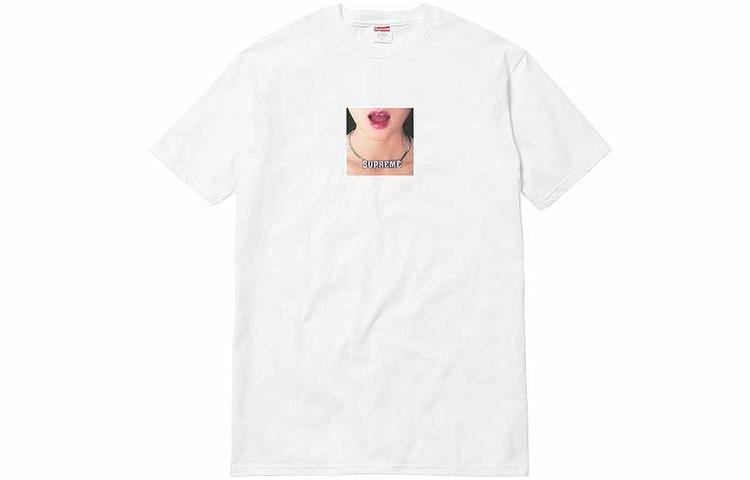 Supreme SS18 Necklace Tee White T