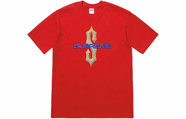 Supreme SS18 Diamonds Tee Red T