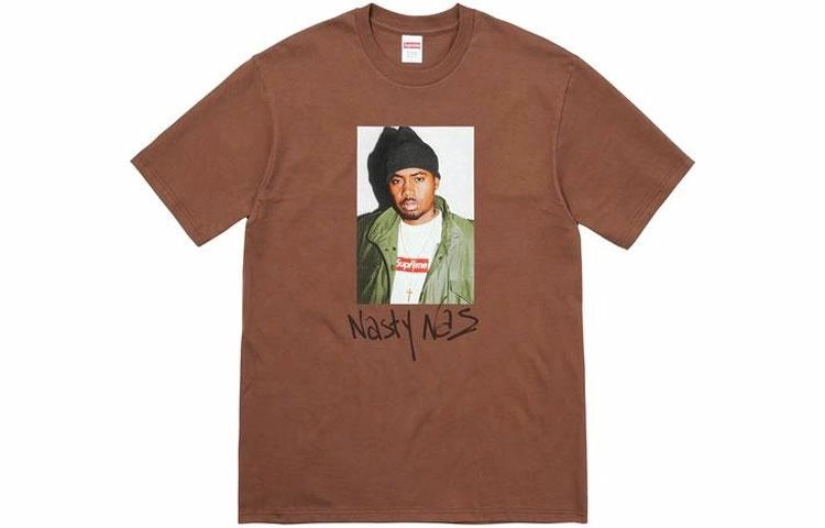Supreme FW17 Nas Tee Brown T