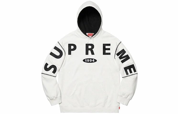 Supreme FW19 Week 1 Spread Logo Hooded Sweatshirt Logo