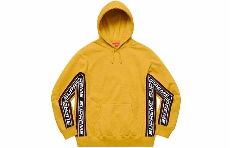 Supreme FW19 Week 3 Text Rib Hooded Sweatshirt logo