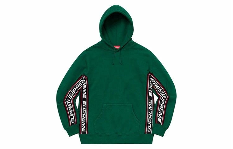 Supreme FW19 Week 3 Text Rib Hooded Sweatshirt Logo