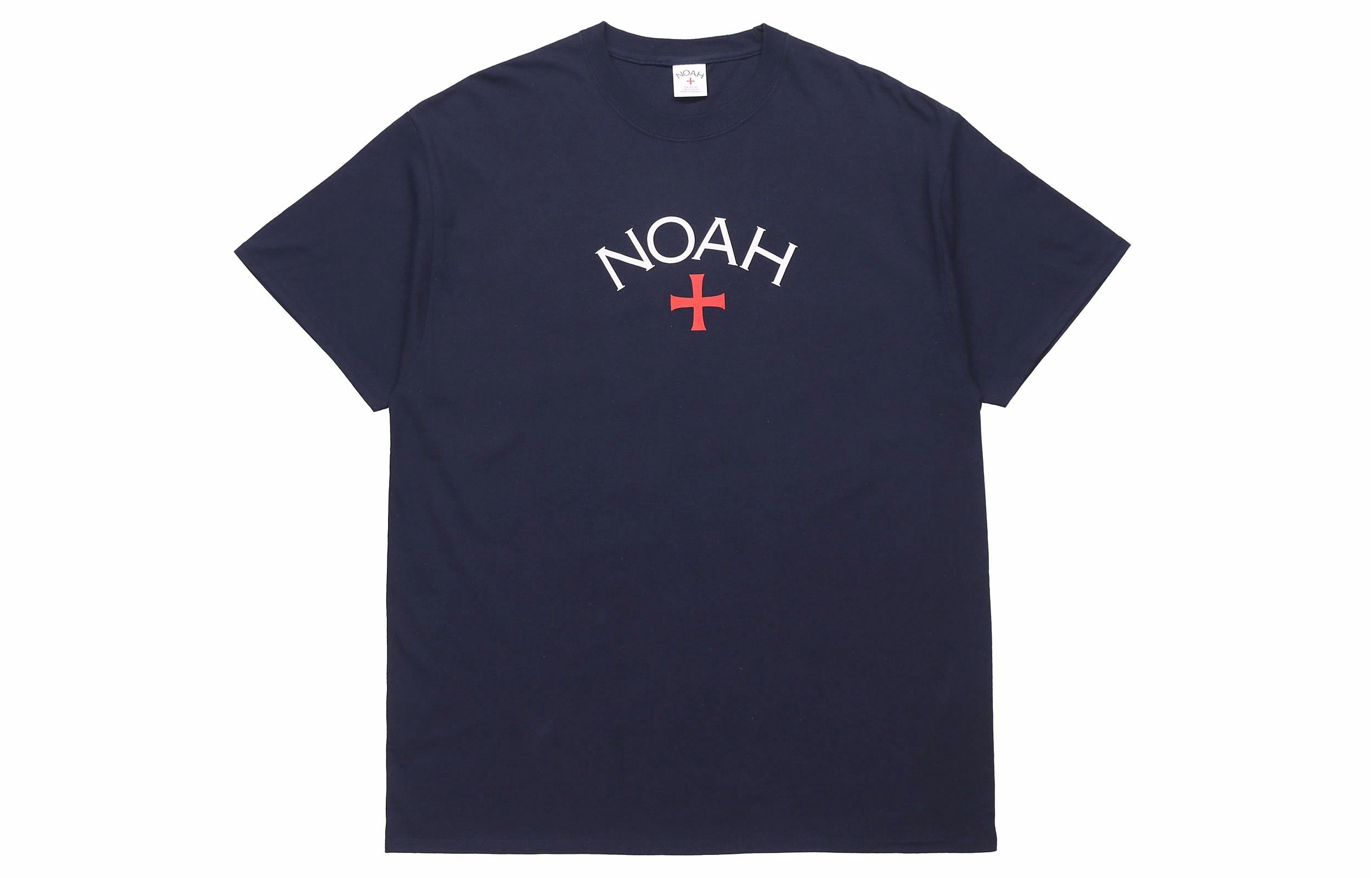 NOAH NYC Logo Tee Navy T