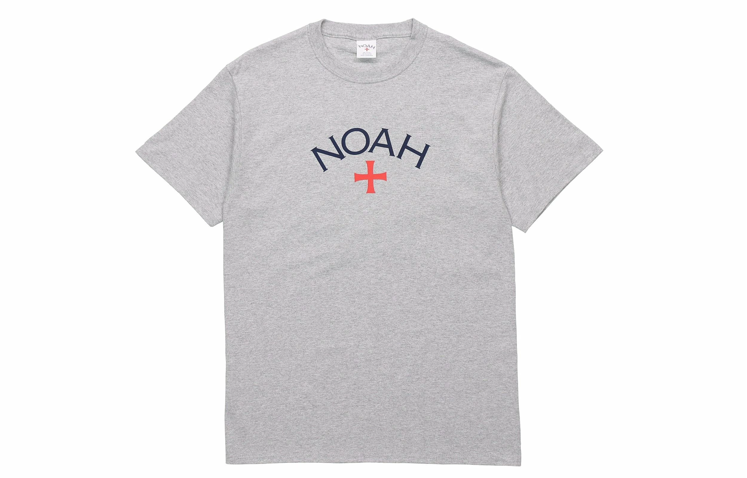 NOAH NYC Logo Tee Grey T