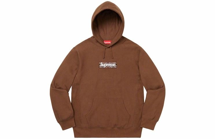 Supreme FW19 Week 16 Bandana Box Logo Hooded Sweatshirt