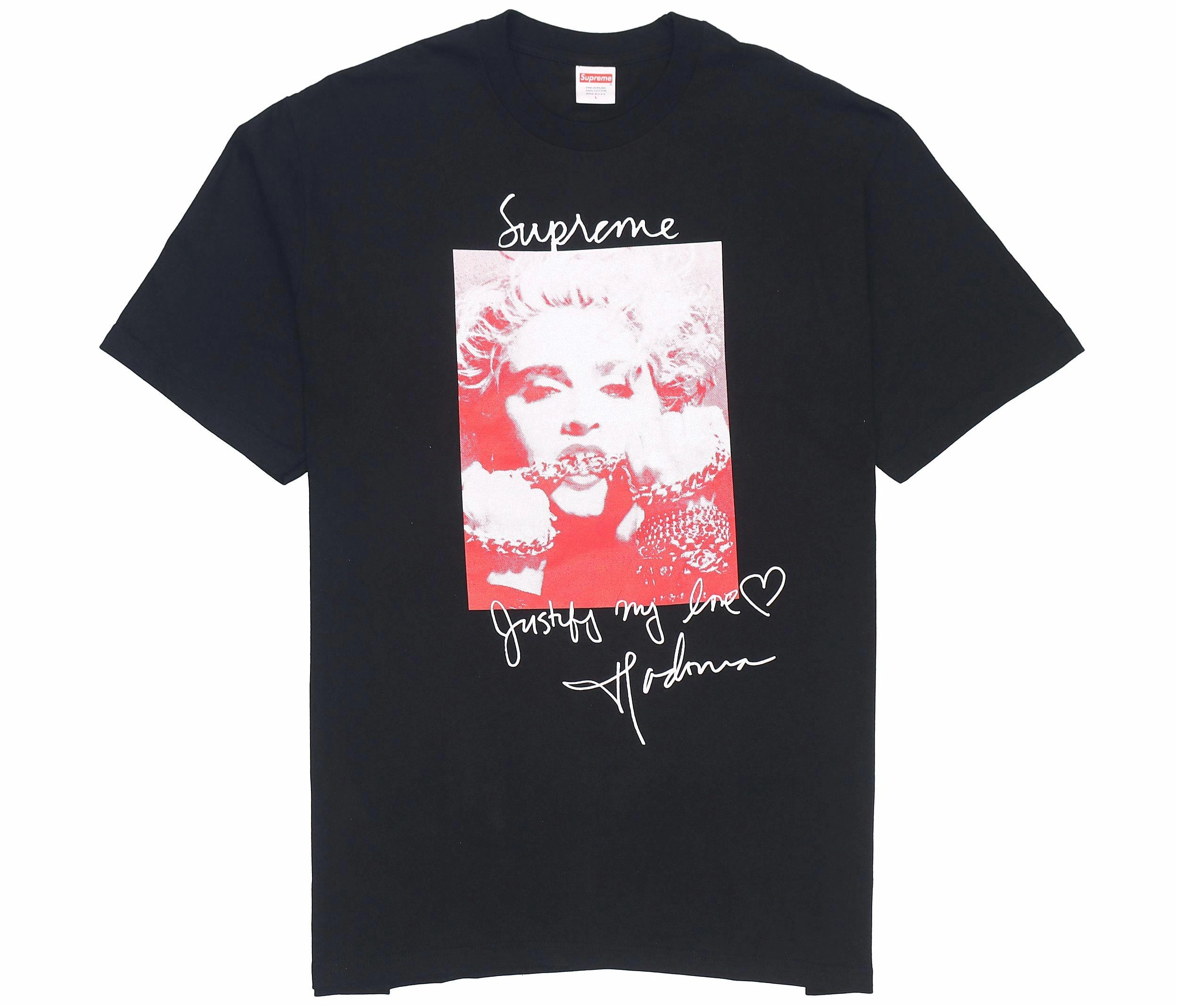 Supreme FW18 Madonna Tee Black T