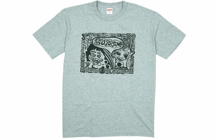 Supreme FW18 Faces Tee Heather T