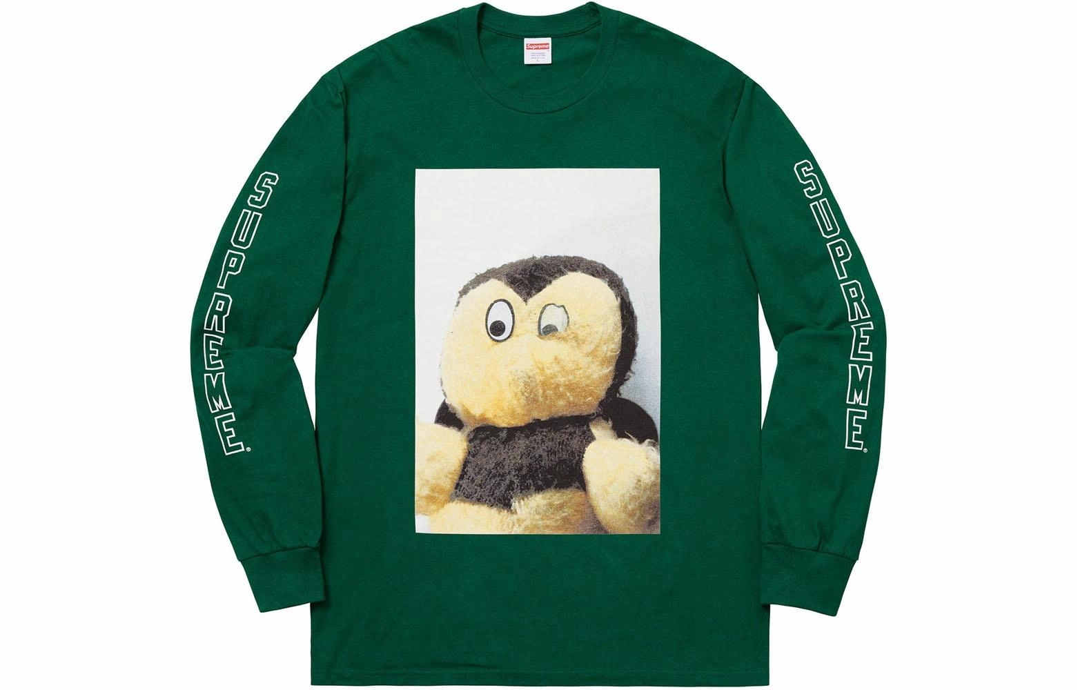 Supreme FW18 Mike Kelley AhhYouth LS Tee Dark Green T