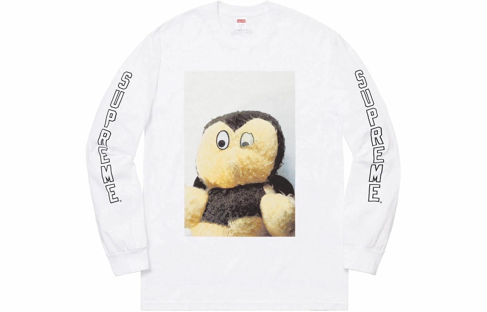 Supreme FW18 Mike Kelley AhhYouth LS Tee White T
